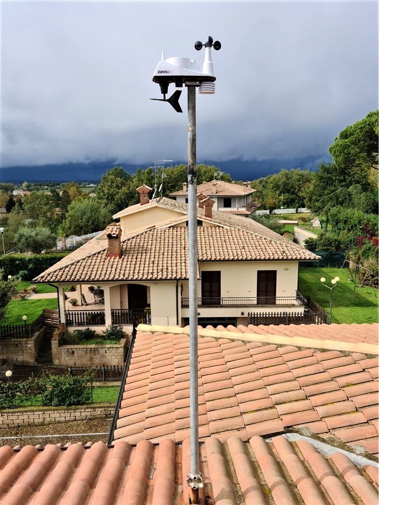 La stazione meteo di San Lorenzo Nuovo